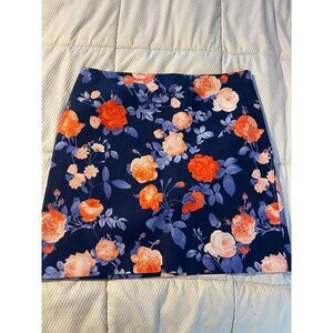 Talbots Woman's Mini Floral Skirt Size‎ 8